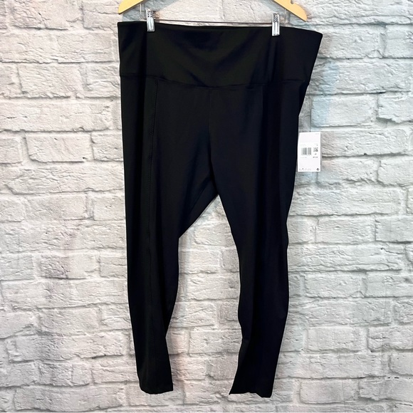 NWT Nike One - Women’s 3X High-Waisted Full-Length Split-Hem Leggings Training - Picture 4 of 15